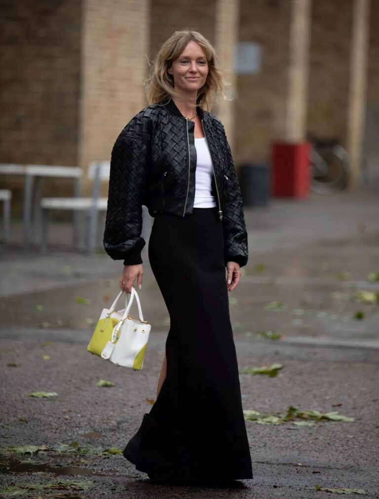 Short Jacket with Draped Skirt and Bralette Medium Shade